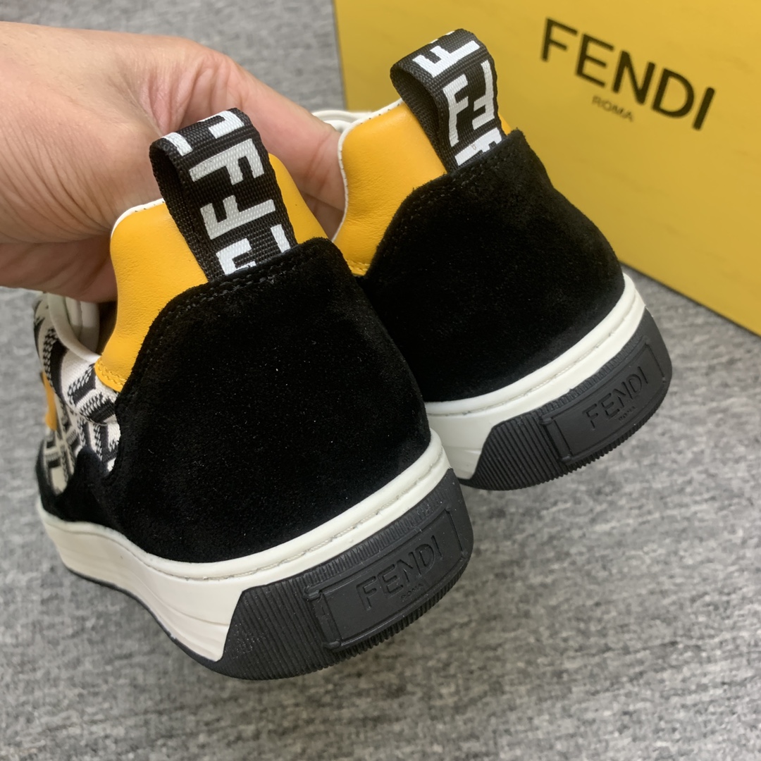 Fendi Style Leather Men's Shoes style reference detail image 9 from source 781732