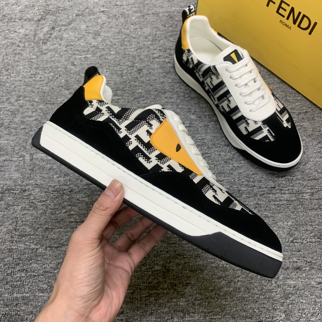Fendi Style Leather Men's Shoes style reference detail image 5 from source 781732