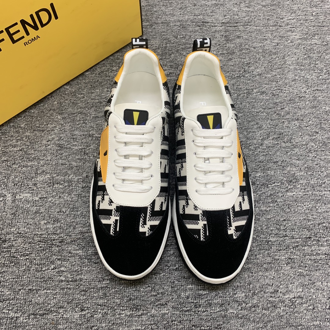 Fendi Style Leather Men's Shoes Lookbook Reference image 1