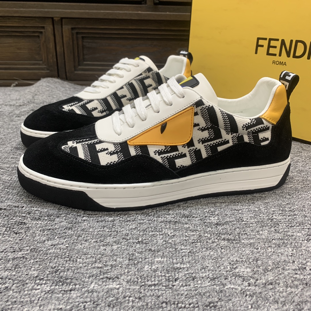 Fendi Style Leather Men's Shoes style reference detail image 4 from source 781732