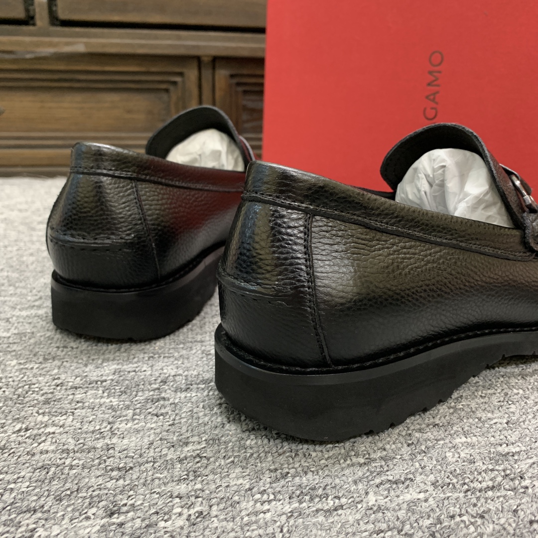 Ferragamo Style Leather Men's Shoes Men's Shoes Men's Shoes detail image 9 from source 783412
