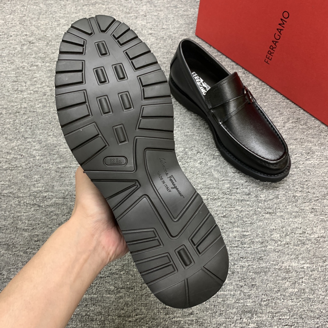 Ferragamo Style Leather Men's Shoes Men's Shoes Men's Shoes detail image 7 from source 783405
