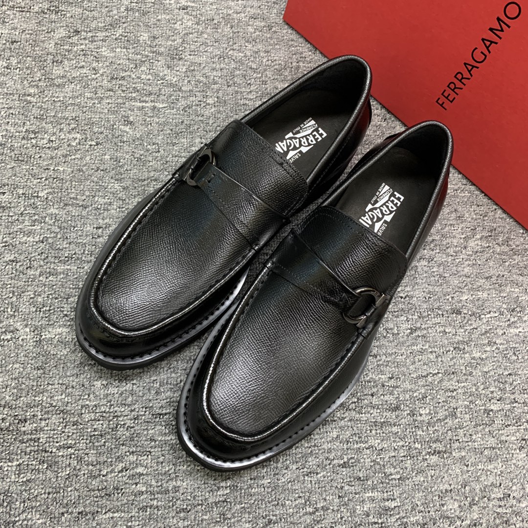 Ferragamo Style Leather Men's Shoes Men's Shoes Men's Shoes detail image 3 from source 783405