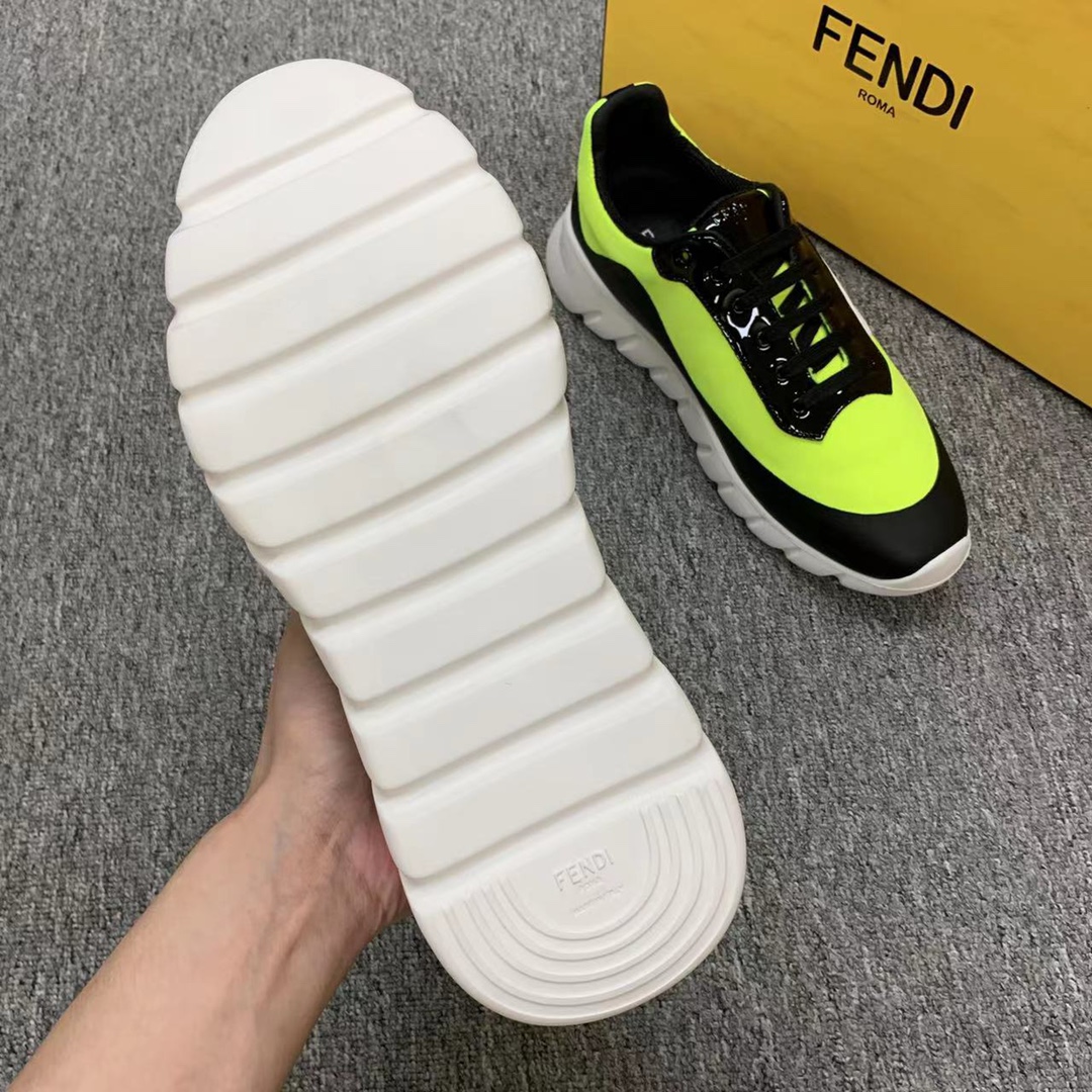 Fendi Style Leather Men's Shoes style reference detail image 7 from source 781723