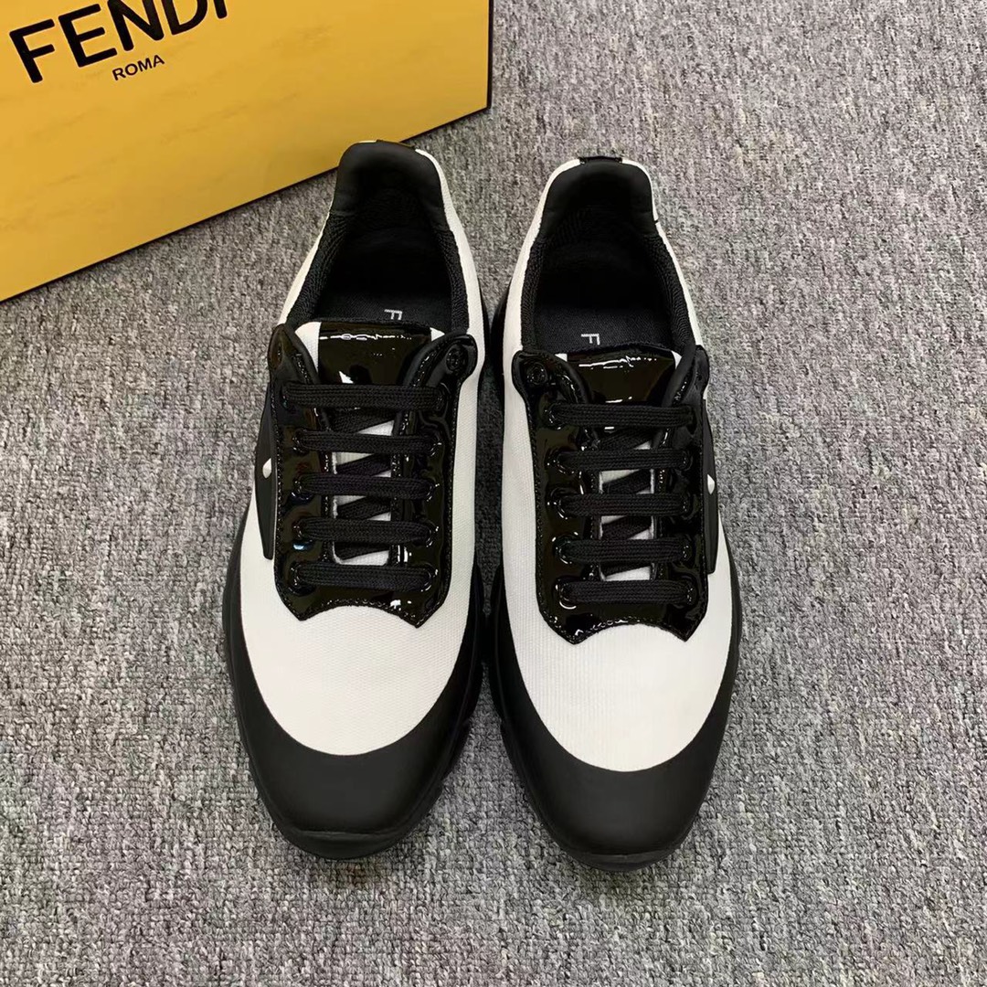 Fendi Style Leather Men's Shoes Lookbook Reference image 1
