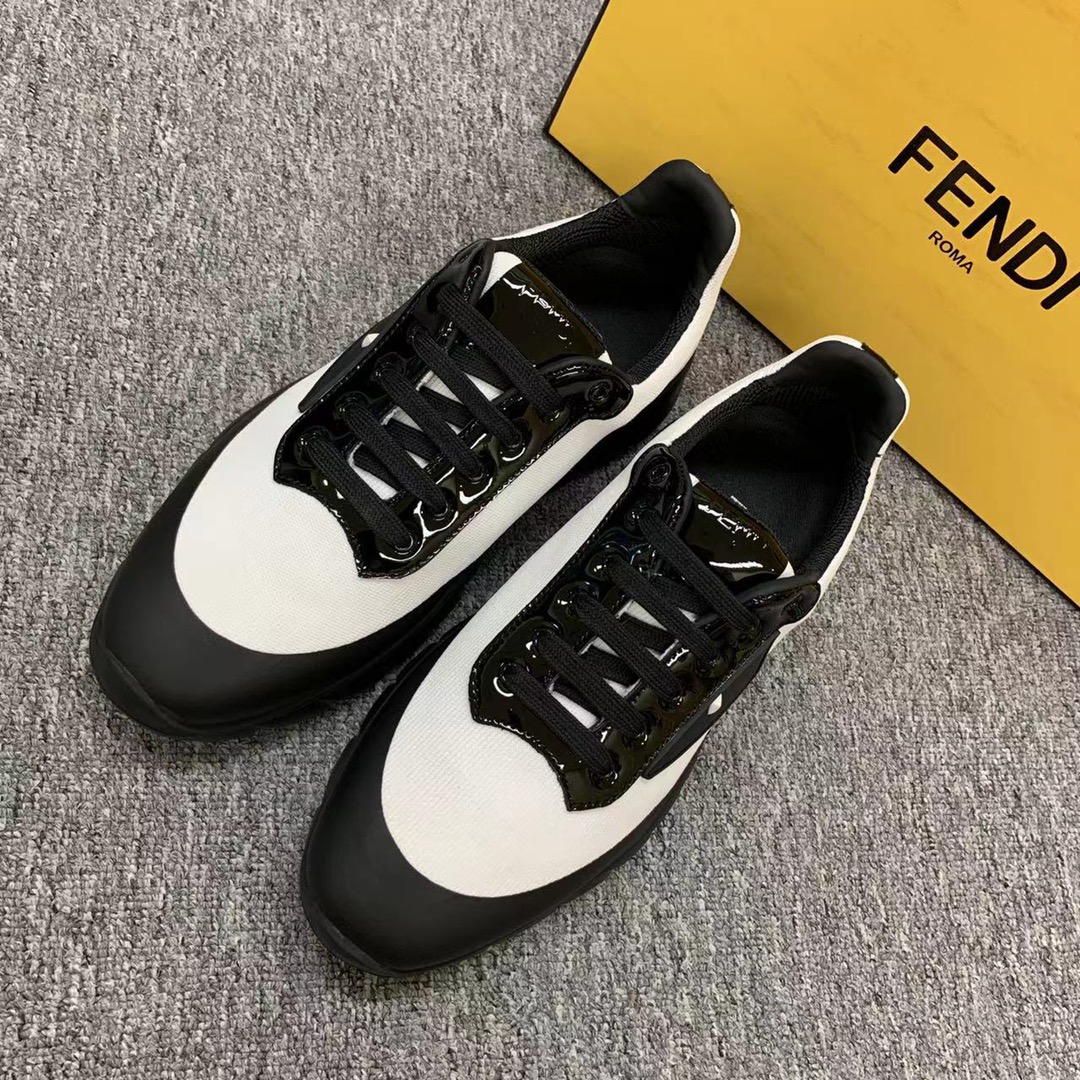 Fendi Style Leather Men's Shoes style reference detail image 3 from source 781727