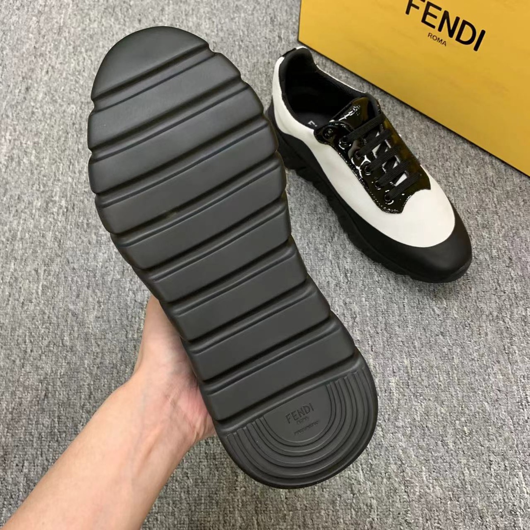 Fendi Style Leather Men's Shoes style reference detail image 7 from source 781727