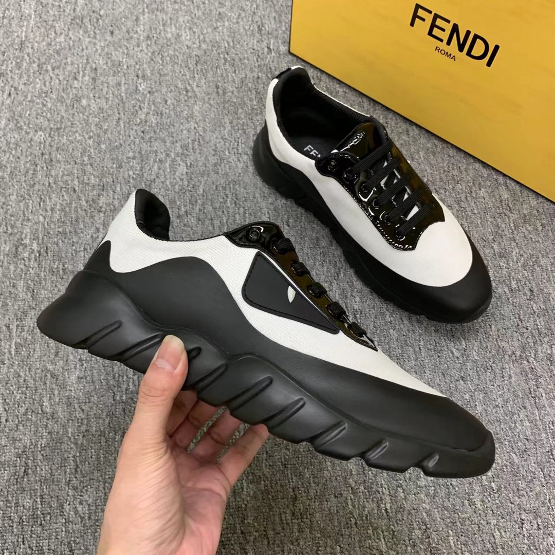 Fendi Style Leather Men's Shoes style reference detail image 5 from source 781727