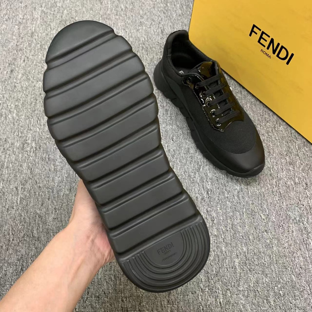 Fendi Style Leather Men's Shoes style reference detail image 7 from source 781731
