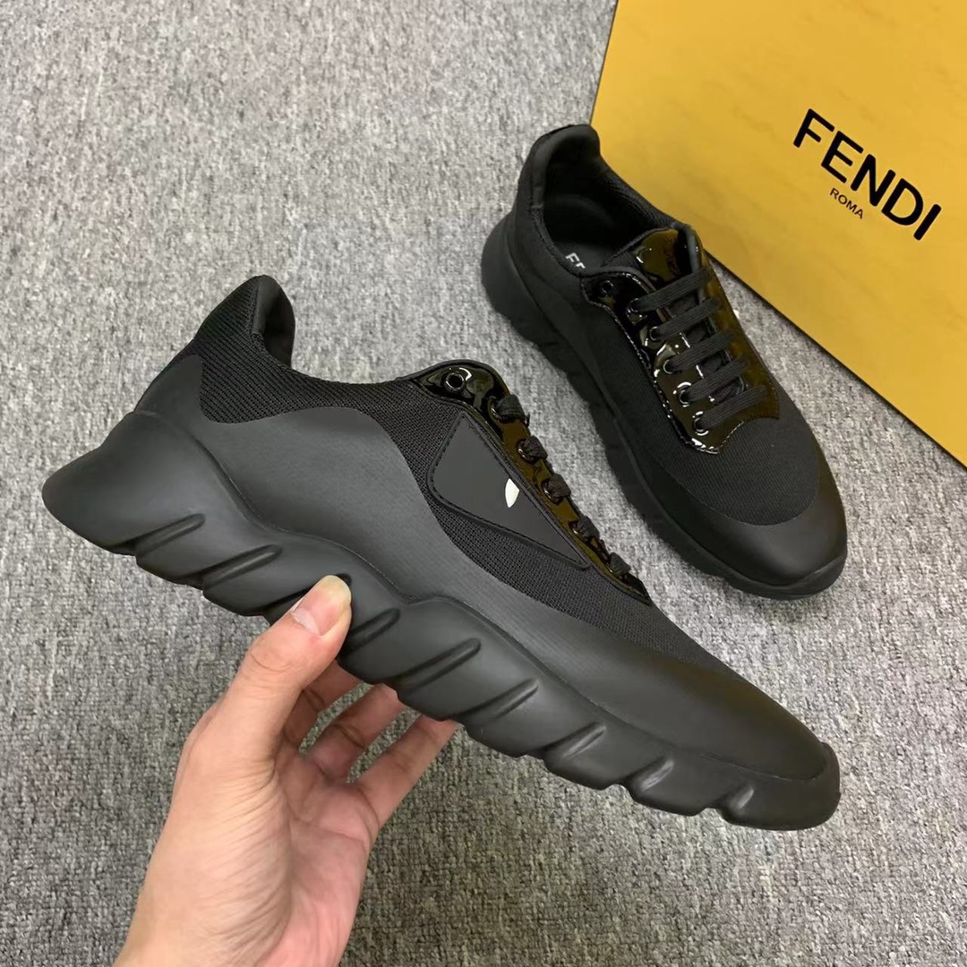 Fendi Style Leather Men's Shoes style reference detail image 5 from source 781731