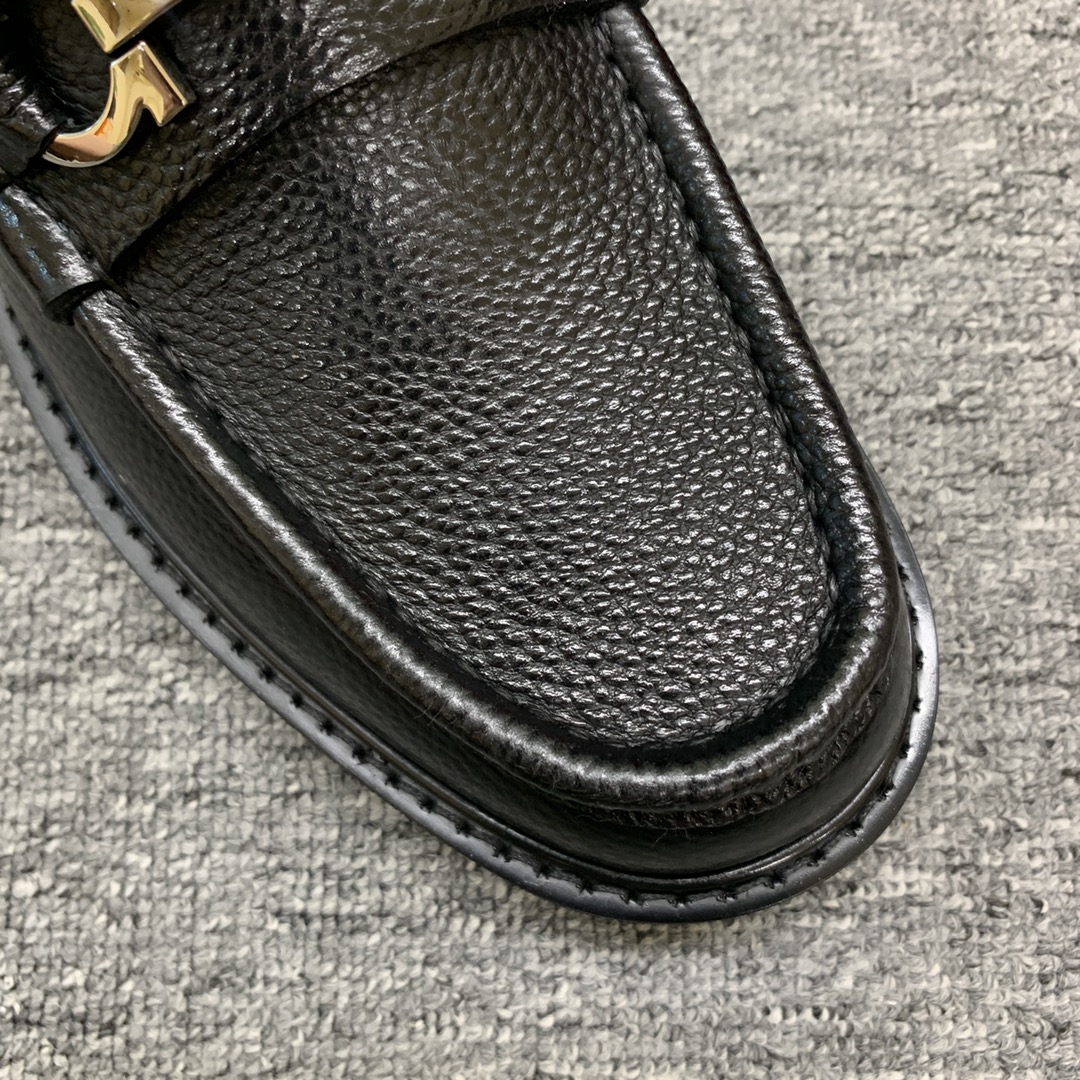 Ferragamo Style Leather Men's Shoes Men's Shoes Men's Shoes detail image 8 from source 783395