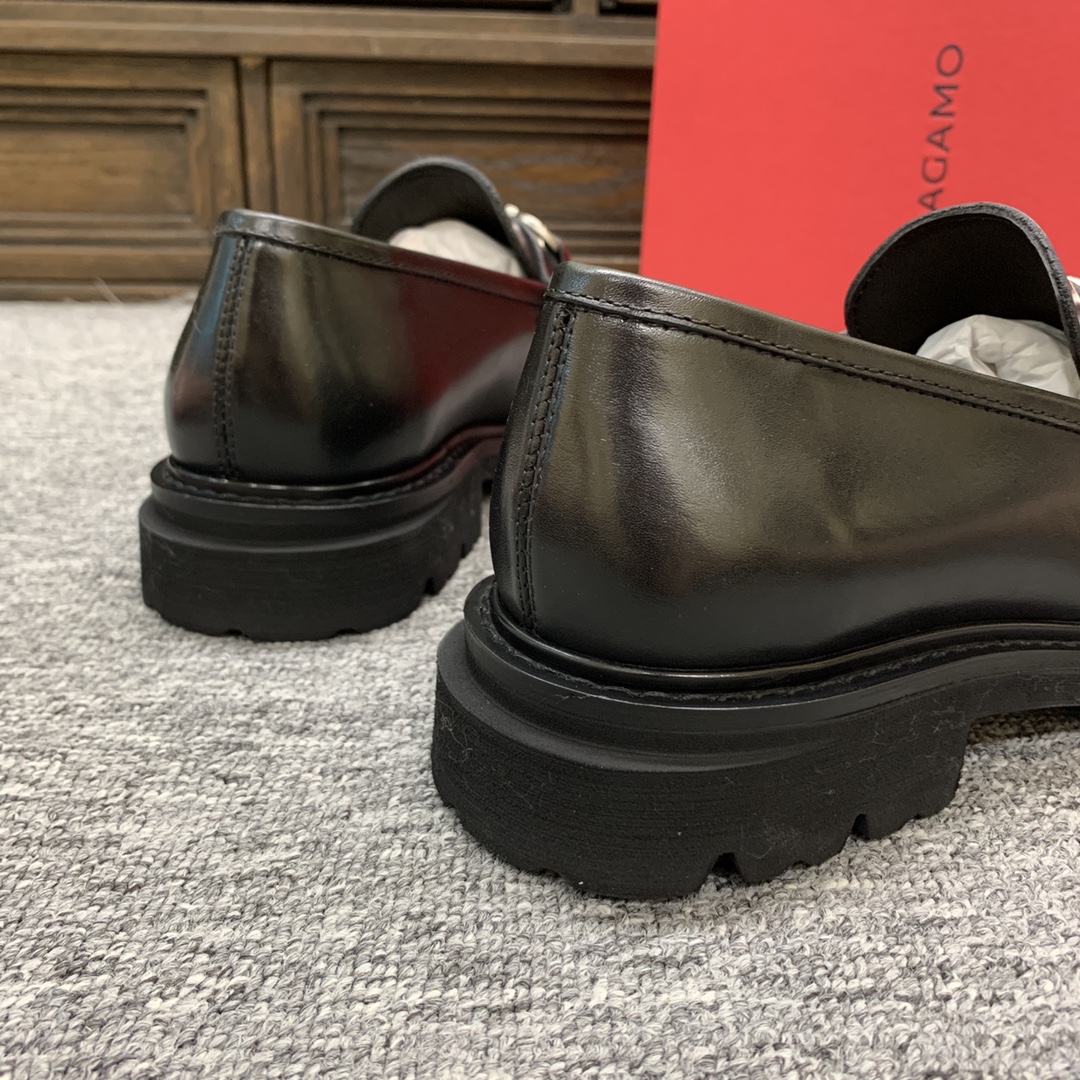 Ferragamo Style Leather Men's Shoes Men's Shoes Men's Shoes detail image 9 from source 783391