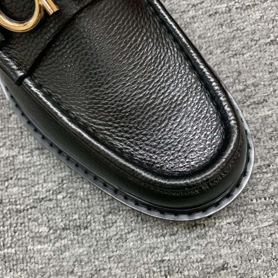 Ferragamo Style Leather Men's Shoes Men's Shoes Men's Shoes detail image 8 from source 783388