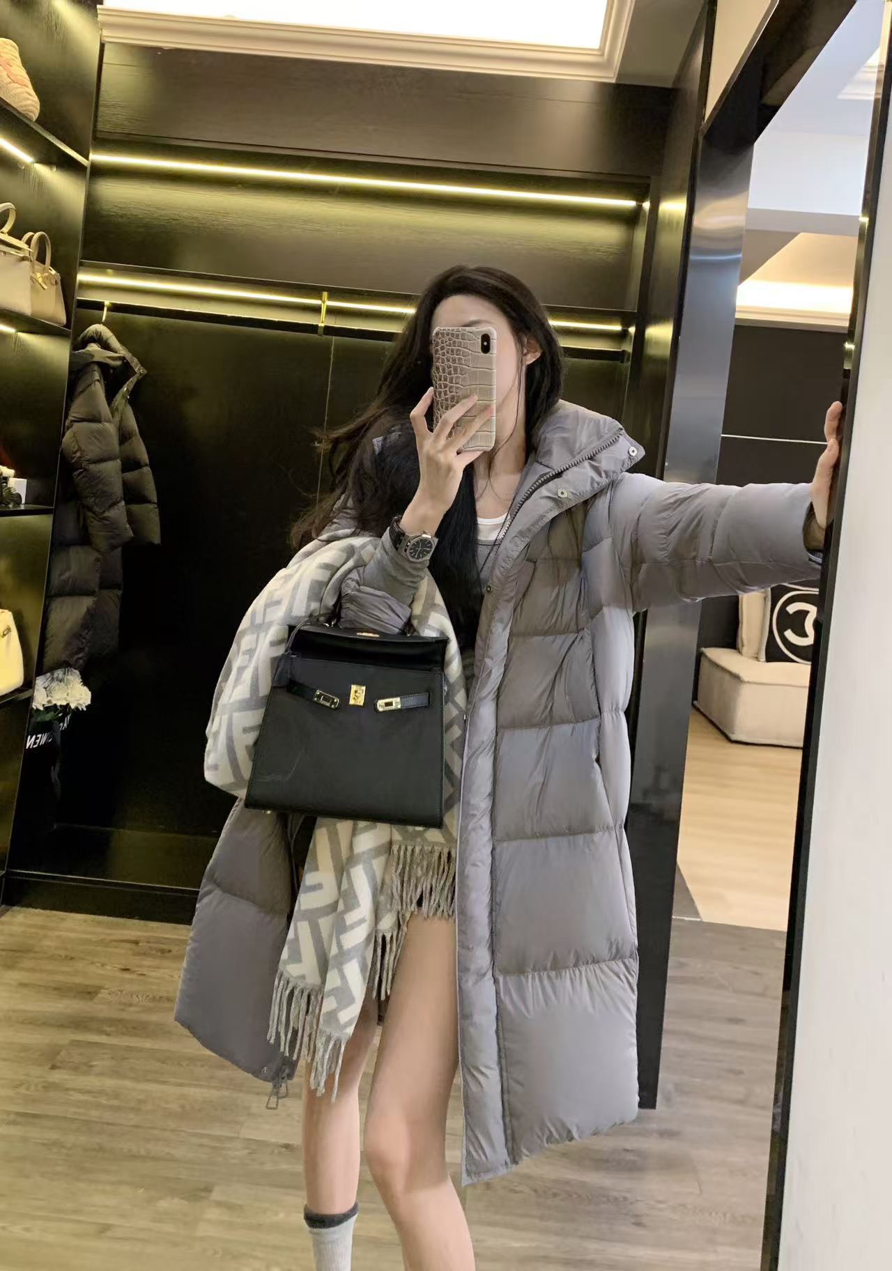 High-End Velvet Female Suit by MM6 Margiela in Various Colors and Sizes