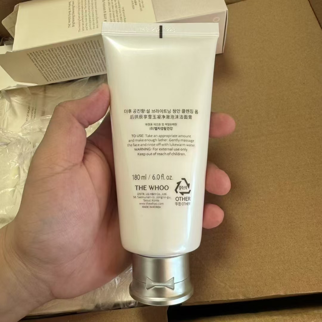 专柜品质/60💰包邮
25版whoo后雪美白洗面奶180ml！
