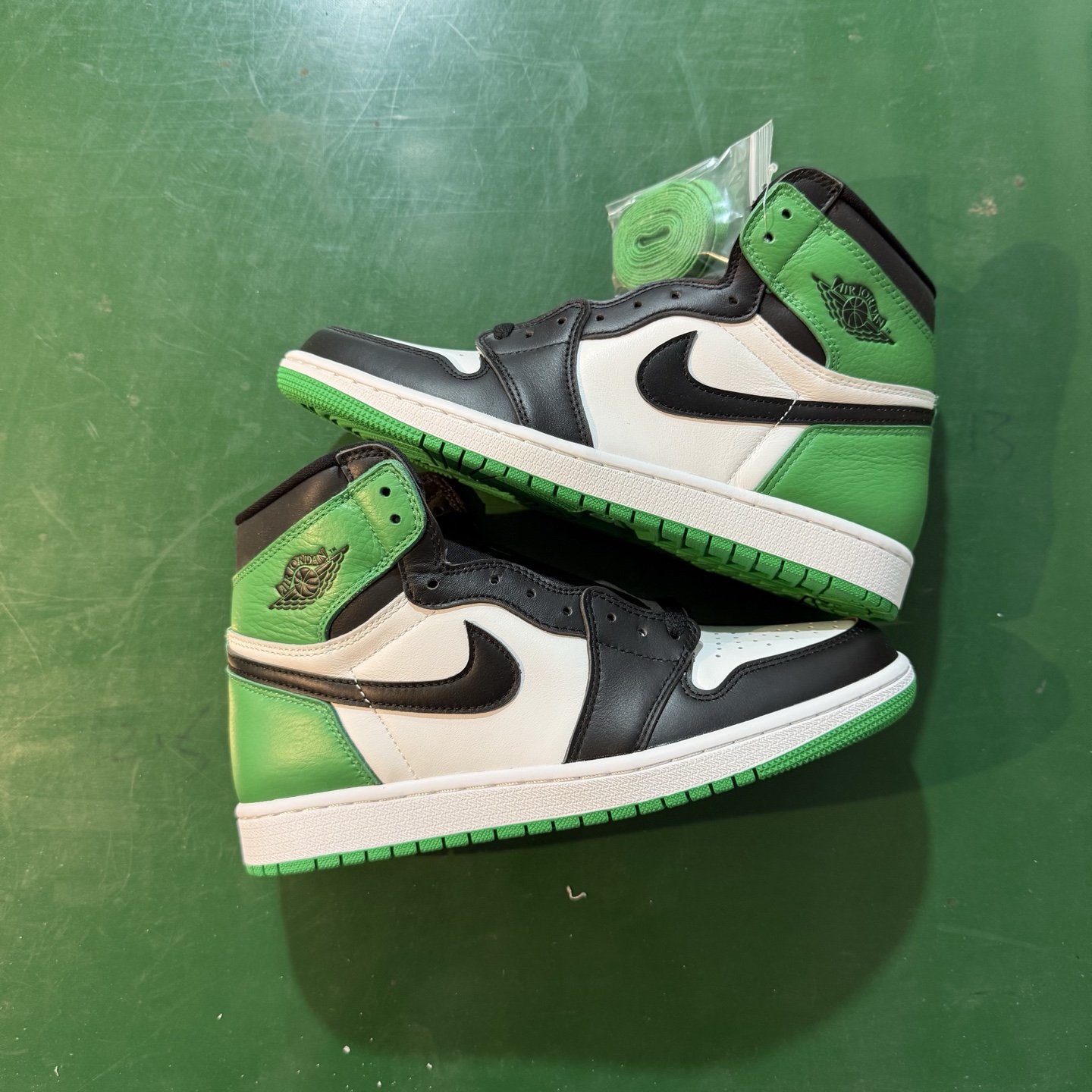 Air Jordan AJ1 Retro 高帮 幸运绿 全新工厂出货 DZ5485-031 全新升级网板