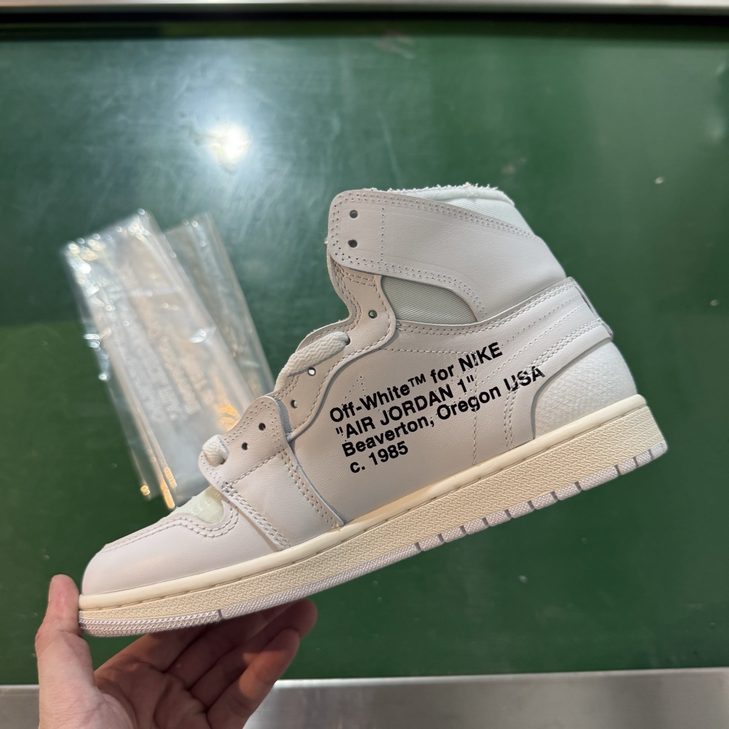 Air Jordan AJ1 Retro 高帮 OFF-WHITE 白色联名 全新工厂出货 AQ0818
