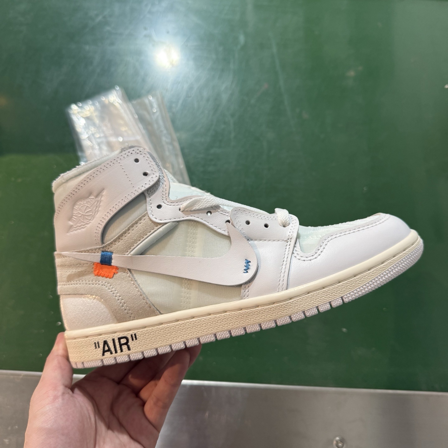 Air Jordan AJ1 Retro 高帮 OFF-WHITE 白色联名 全新工厂出货 AQ0818