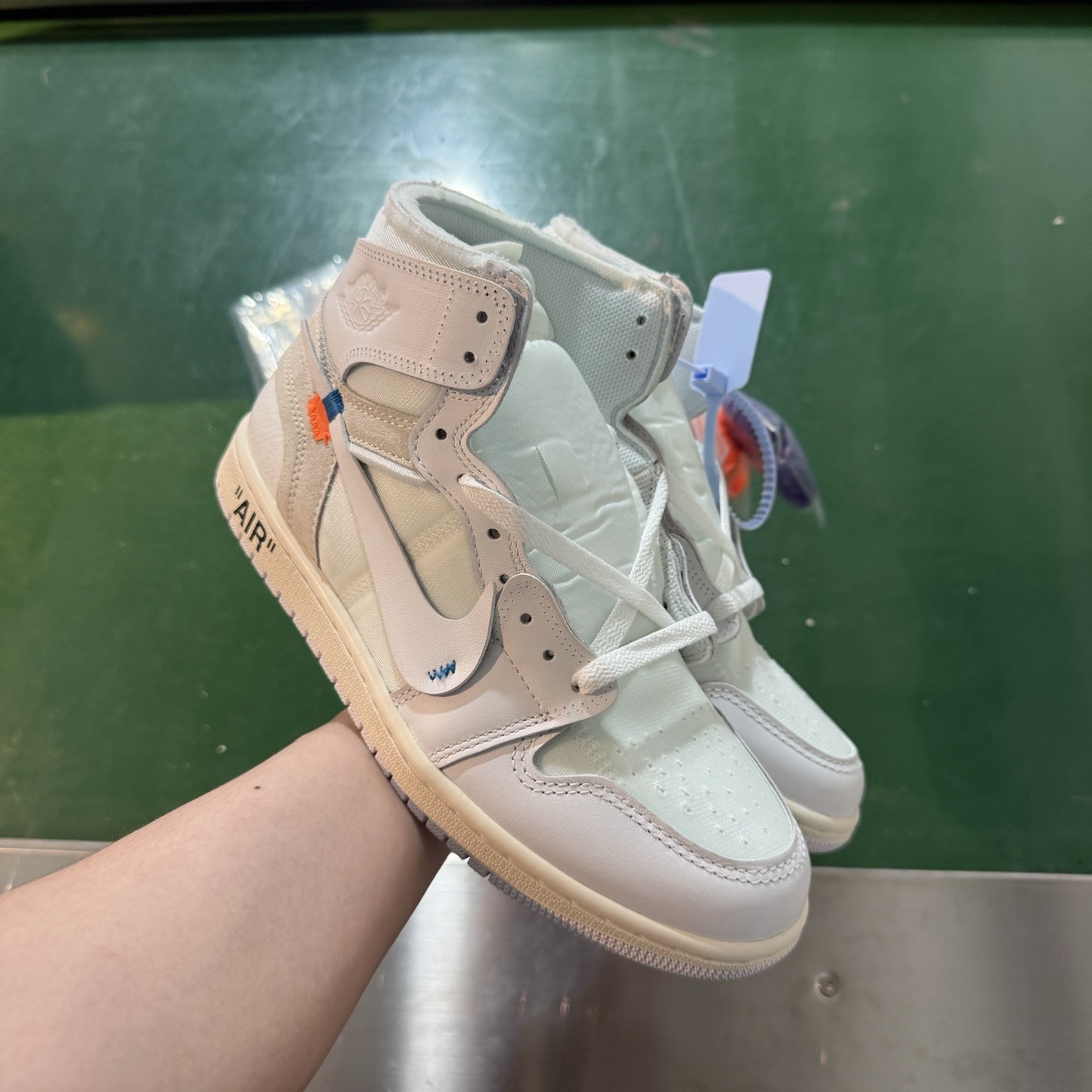 Air Jordan AJ1 Retro 高帮 OFF-WHITE 白色联名 全新工厂出货 AQ0818