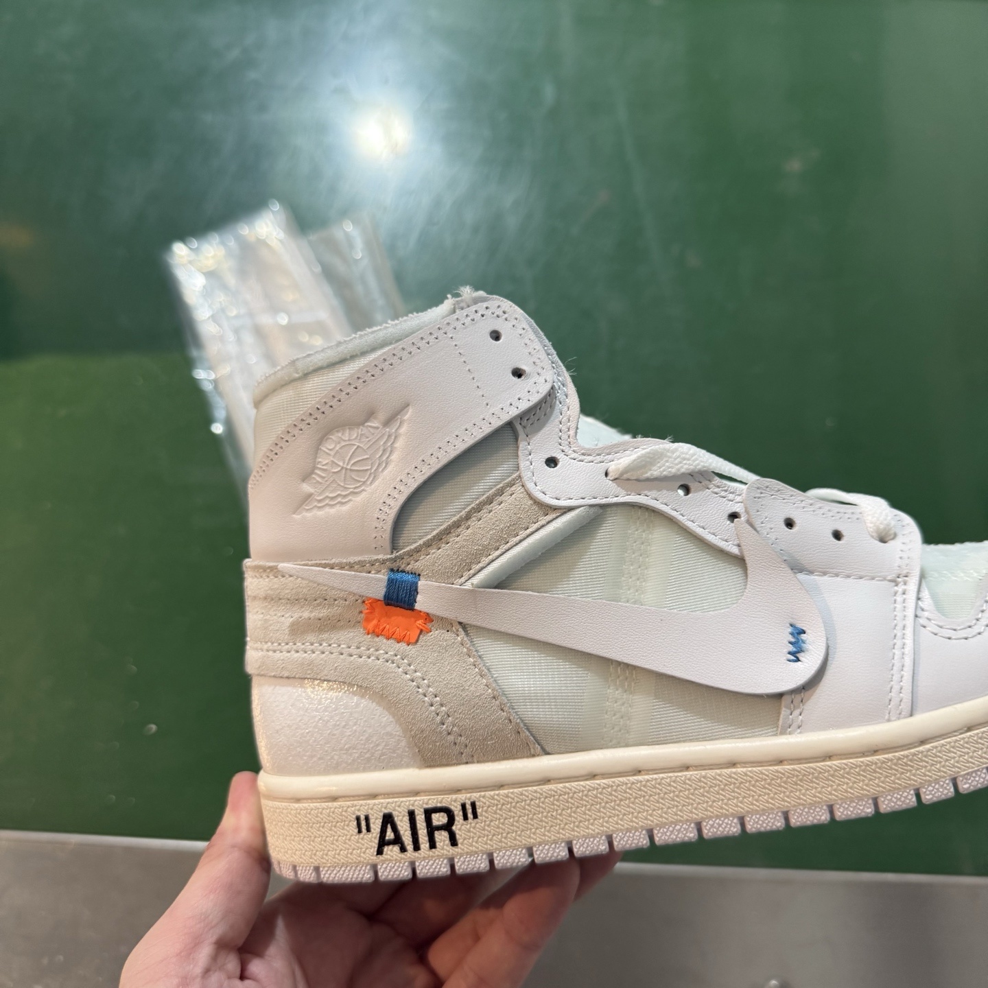 Air Jordan AJ1 Retro 高帮 OFF-WHITE 白色联名 全新工厂出货 AQ0818