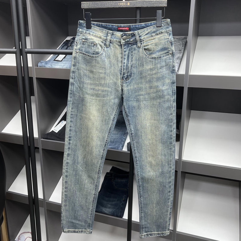 Prada 2024s Jeans: Original Water-Purification Fabric, Unique Design, High Quality. - 图片 2