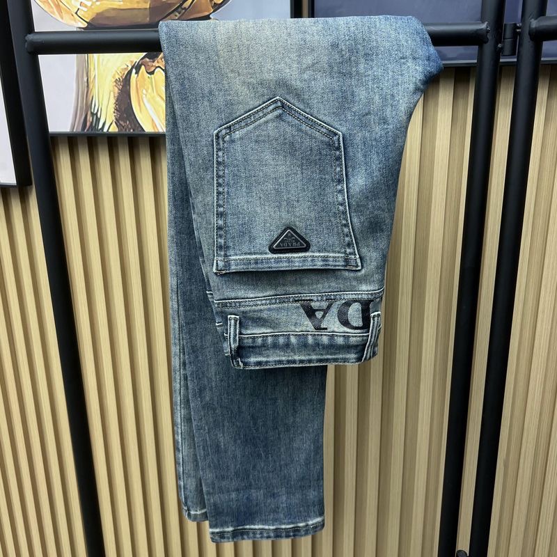 Prada 2024s Jeans: Original Water-Purification Fabric, Unique Design, High Quality. - 图片 5