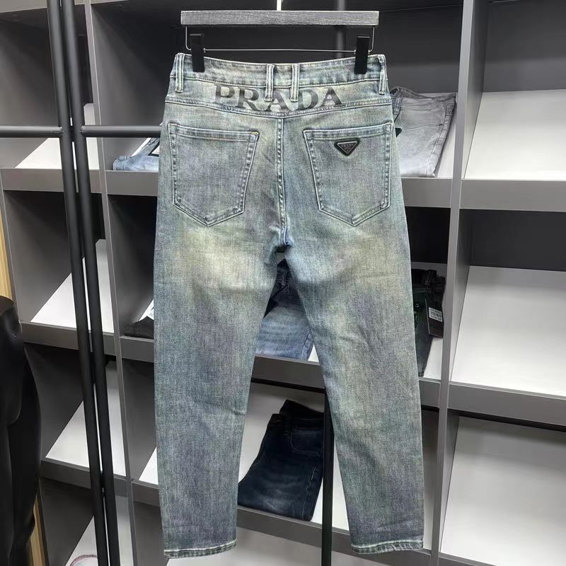 Prada 2024s Jeans: Original Water-Purification Fabric, Unique Design, High Quality. - 图片 7