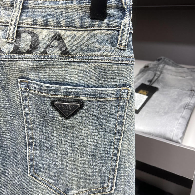 Prada 2024s Jeans: Original Water-Purification Fabric, Unique Design, High Quality. - 图片 3