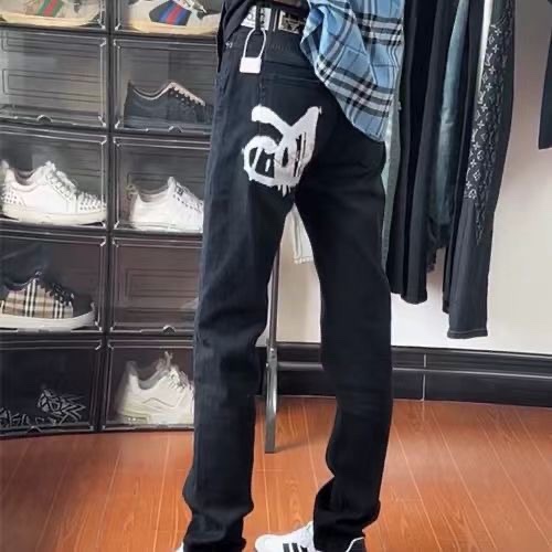 Luxurious DG Gold Jeans: Original Water-Purification Fabric, High-Quality Design - 图片 2