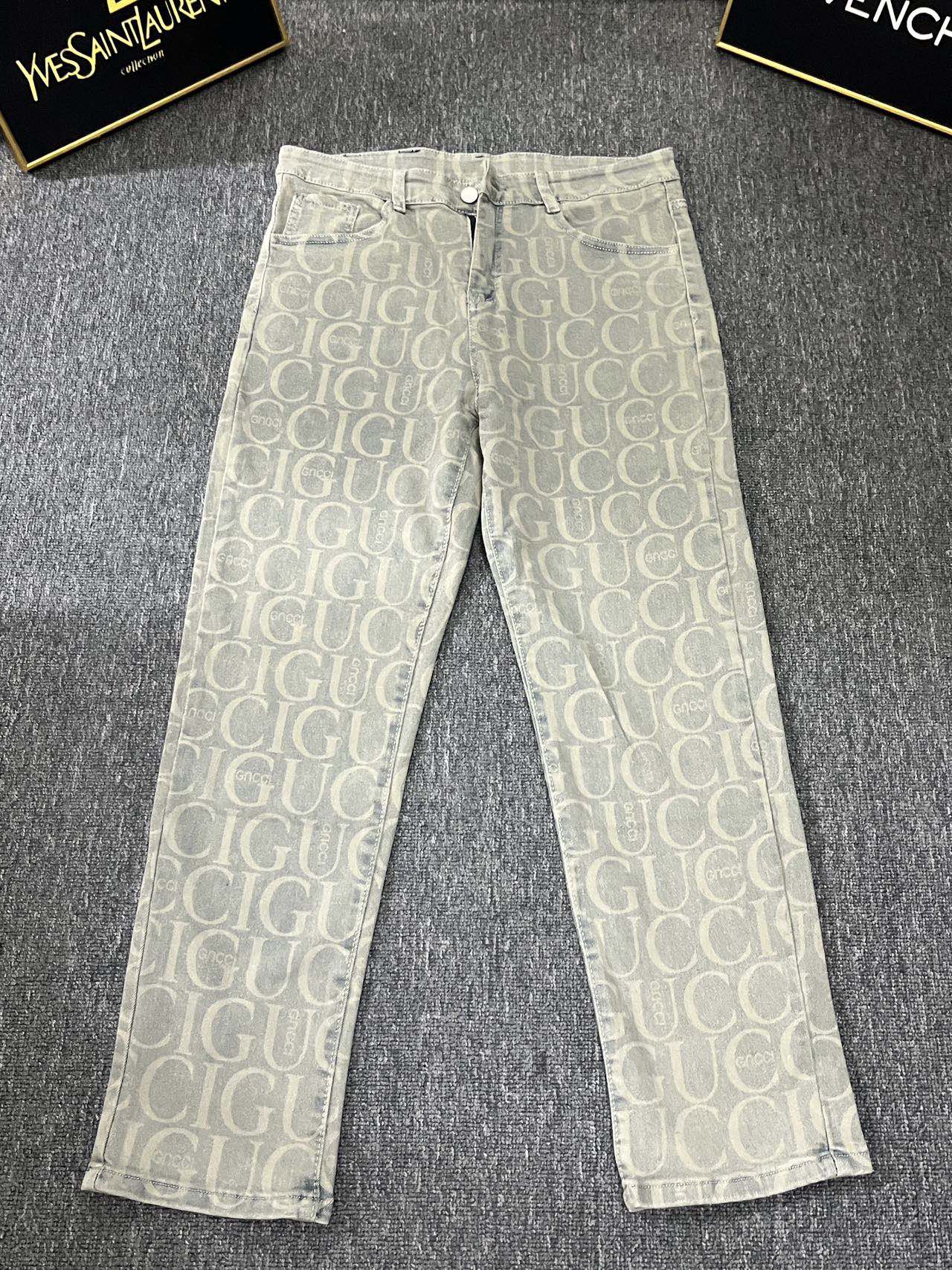 New European Style GUCCI Summer 2024 Collection: Danning Water Wash Jeans & Luxury Experience - 图片 3