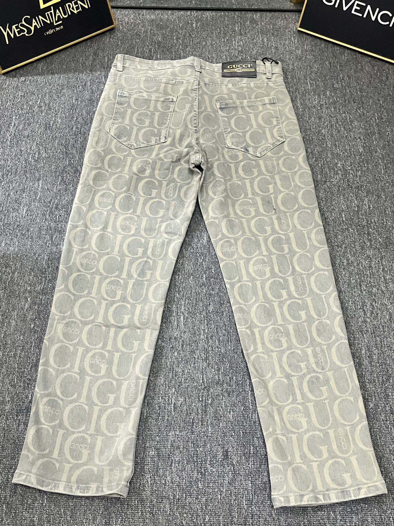 New European Style GUCCI Summer 2024 Collection: Danning Water Wash Jeans & Luxury Experience - 图片 6