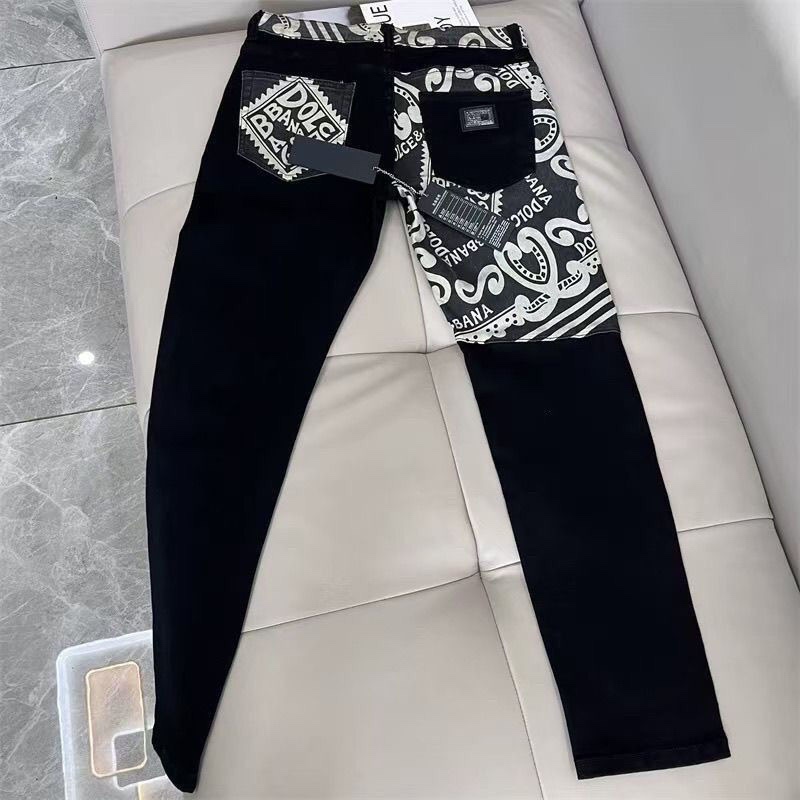 Luxurious DG Gold Jeans: High-Quality, Unique, and Stylish for Spring and Summer