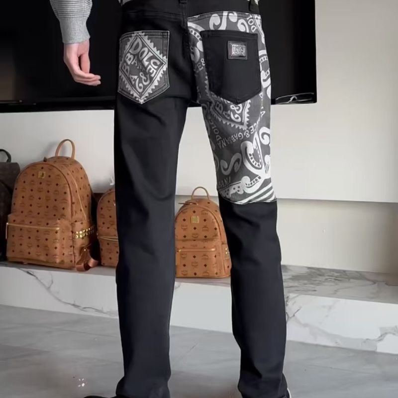 Luxurious DG Gold Jeans: High-Quality, Unique, and Stylish for Spring and Summer - 图片 4