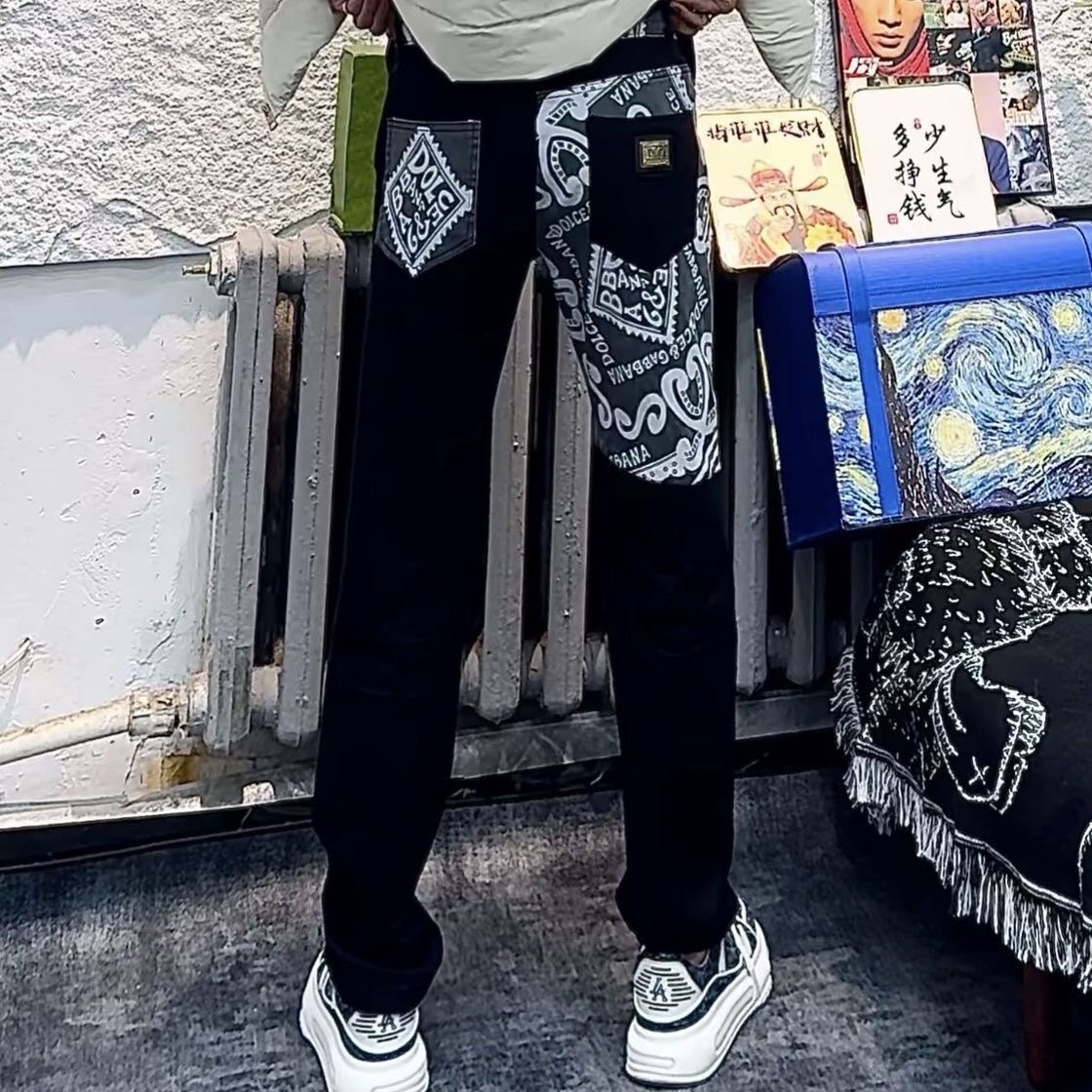Luxurious DG Gold Jeans: High-Quality, Unique, and Stylish for Spring and Summer - 图片 7