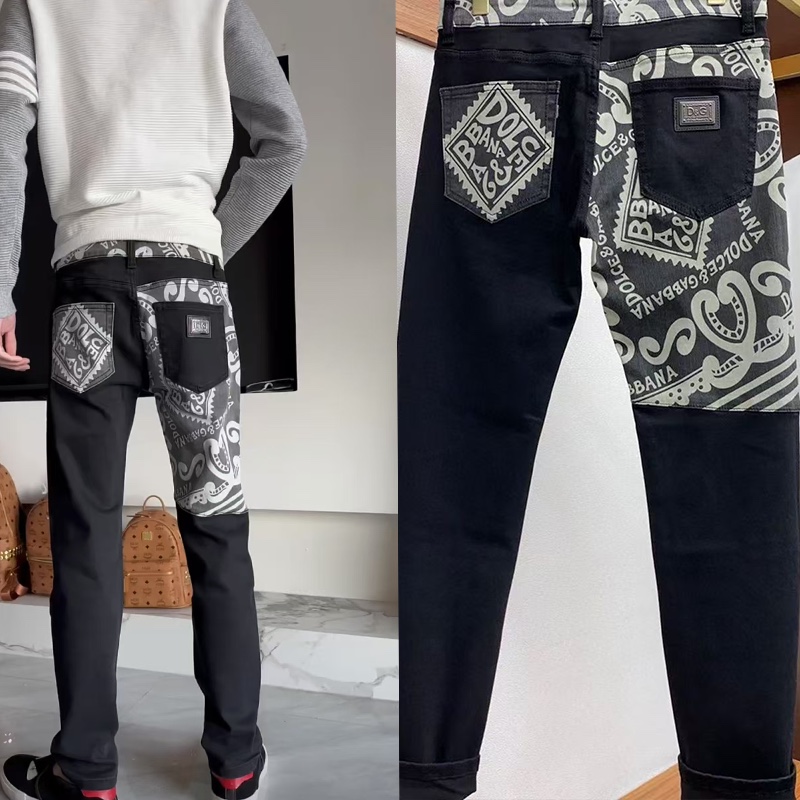 Luxurious DG Gold Jeans: High-Quality, Unique, and Stylish for Spring and Summer - 图片 6