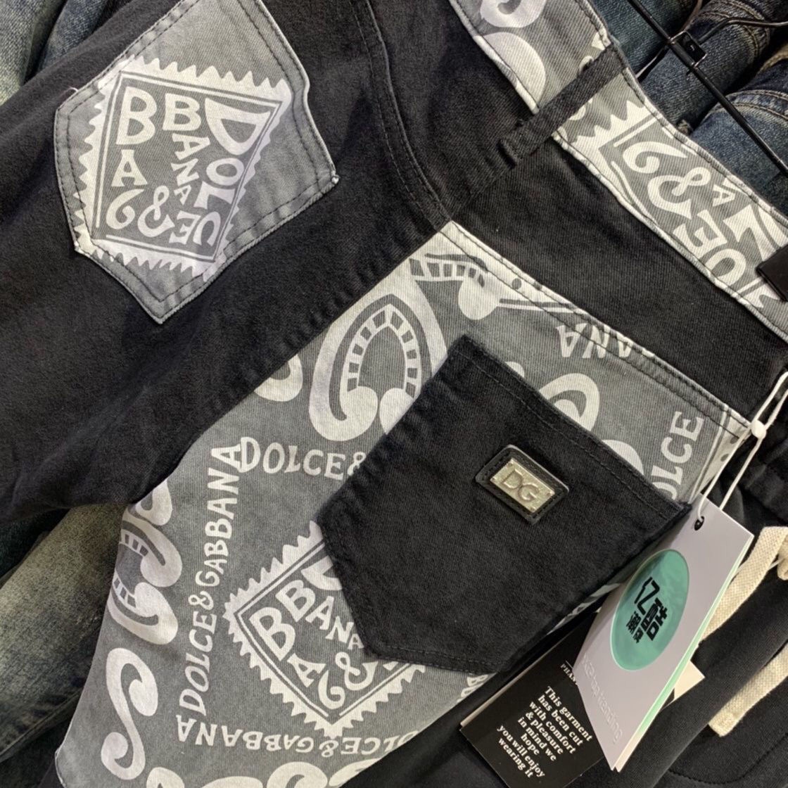 Luxurious DG Gold Jeans: High-Quality, Unique, and Stylish for Spring and Summer - 图片 3