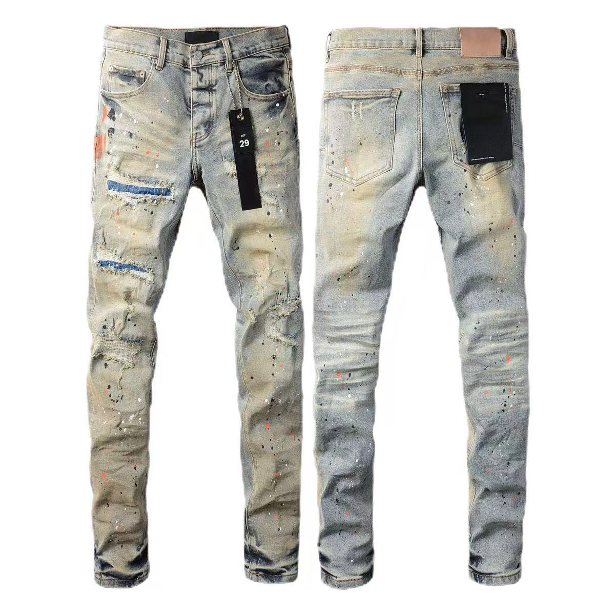 Original Purple High Street Ink Jeans with Water-Purification Fabric and Durable Design