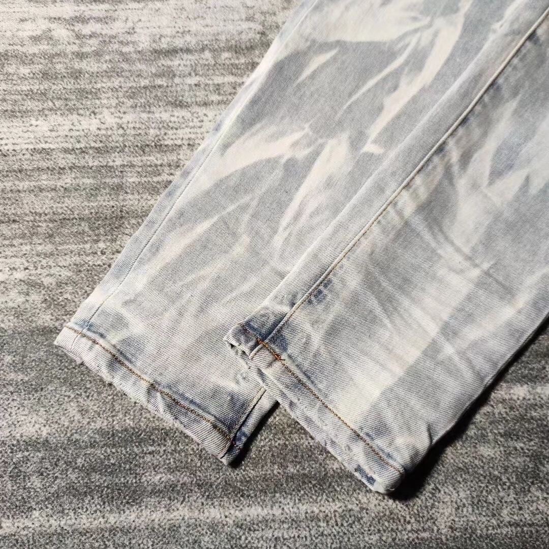 Unique Black High Street Jeans with Water-Purification Fabric and Durable Details - 图片 8