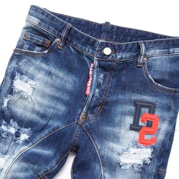 Luxurious D2 Embroidered Man’s Beggar Pants: Premium Design and Quality Materials - 图片 4