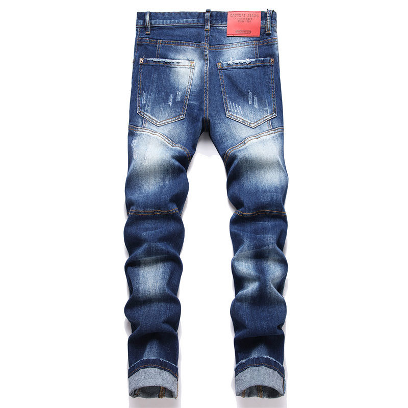 Luxurious D2 Embroidered Man’s Beggar Pants: Premium Design and Quality Materials - 图片 2