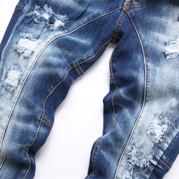 Luxurious D2 Embroidered Man’s Beggar Pants: Premium Design and Quality Materials - 图片 3