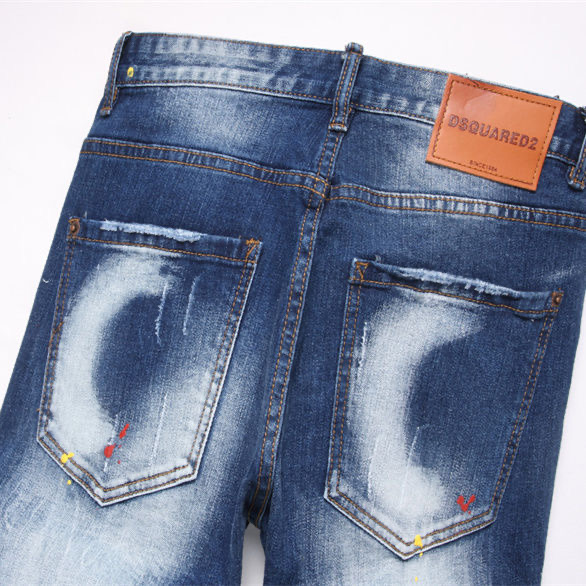 Expensive D2 Man’s Patched Beggars Pants with Unique Design and Soft Fabric - 图片 6