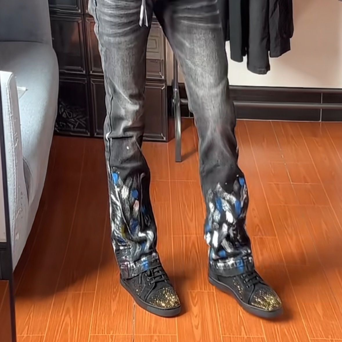 AMIRI  牛仔裤ami,服装,男 2