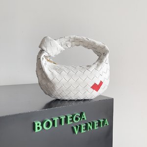 Bottega Veneta BV Jodie Bags Handbags Red White Women Mini