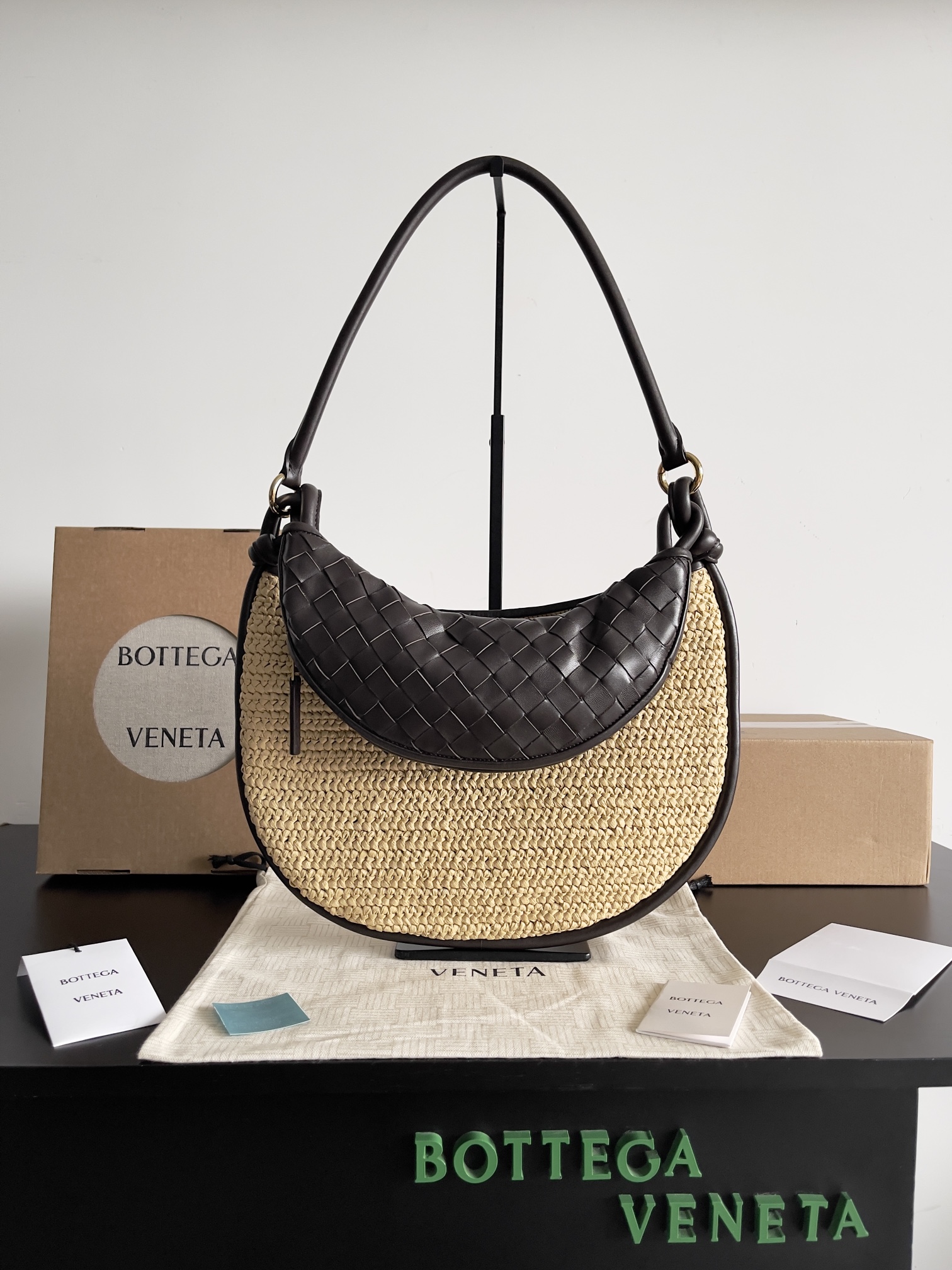 Bottega Veneta medium chocolate brown
