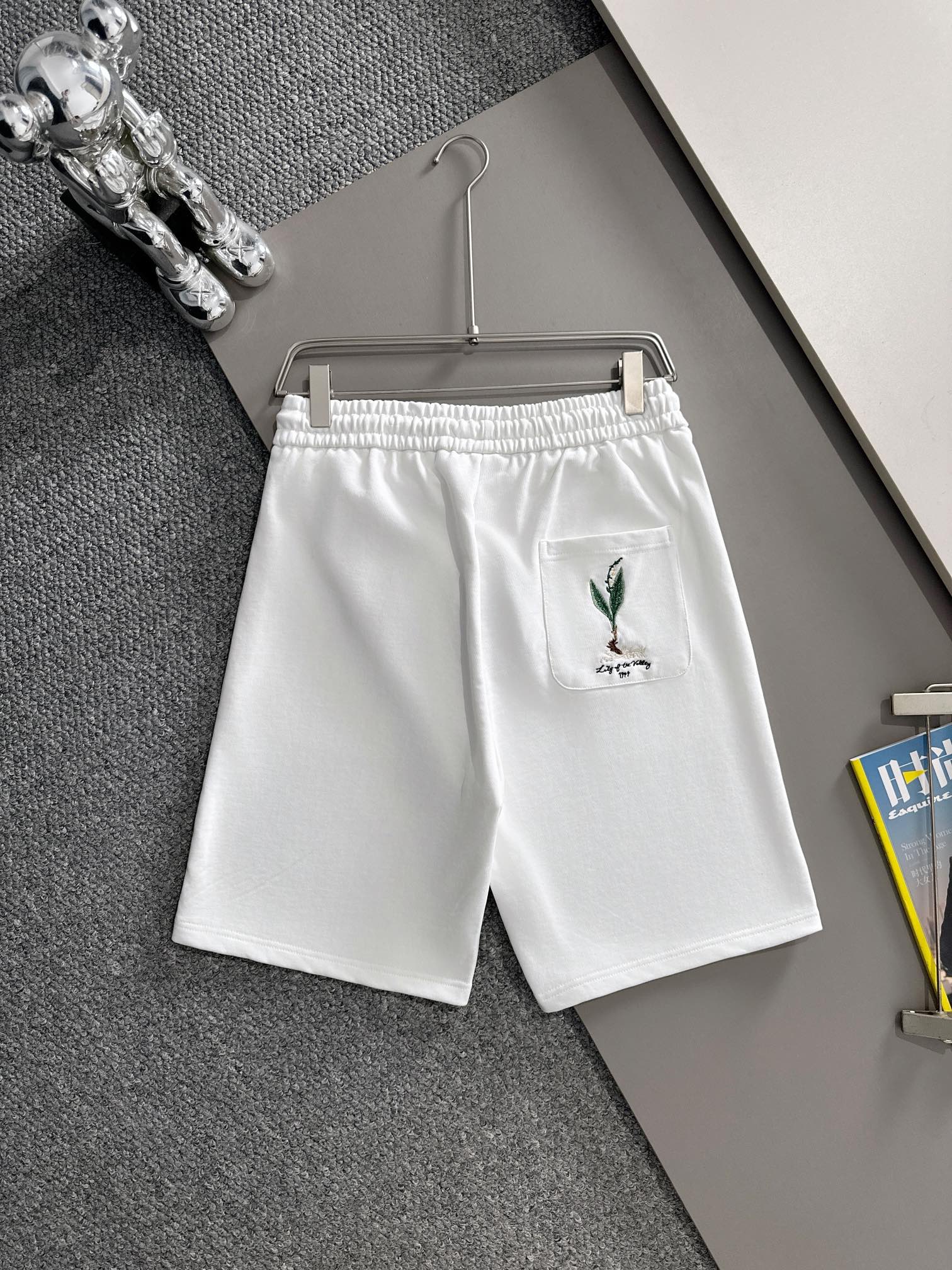 DIOR 迪奥 2026新款 轻奢主义 CD刺绣logo 后开袋绿叶刺绣 男女日常通勤 穿搭必备 休闲短