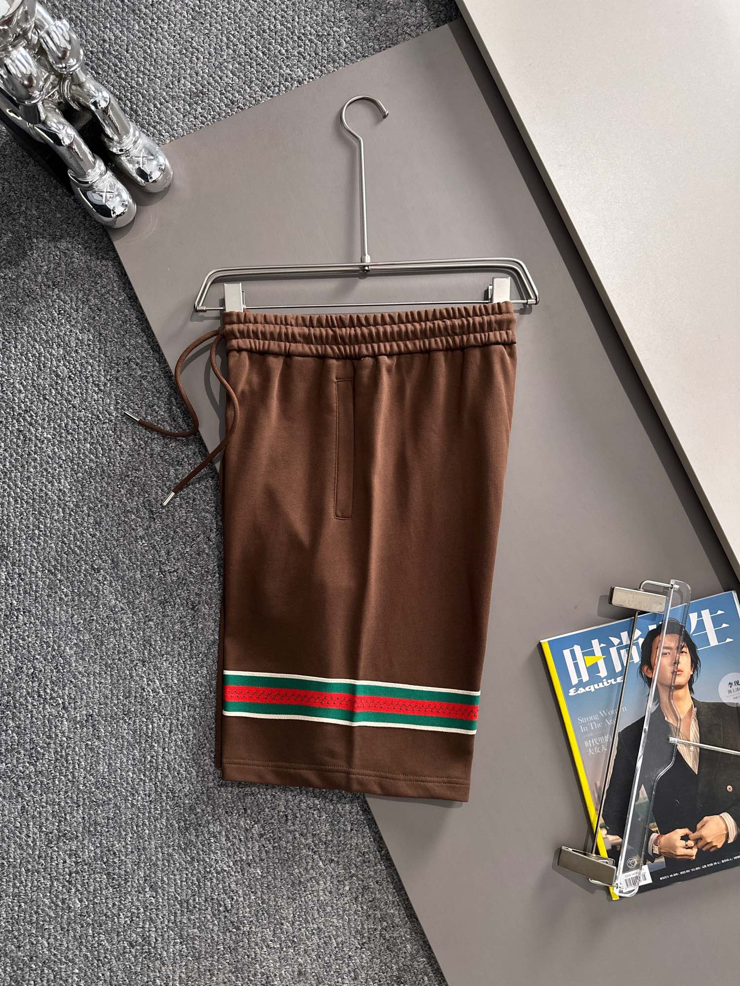  套装款！GUCCI 古驰 2025新款 轻奢主义 经典织带拼接 拼皮双G字母 刺绣logo 男女日常通