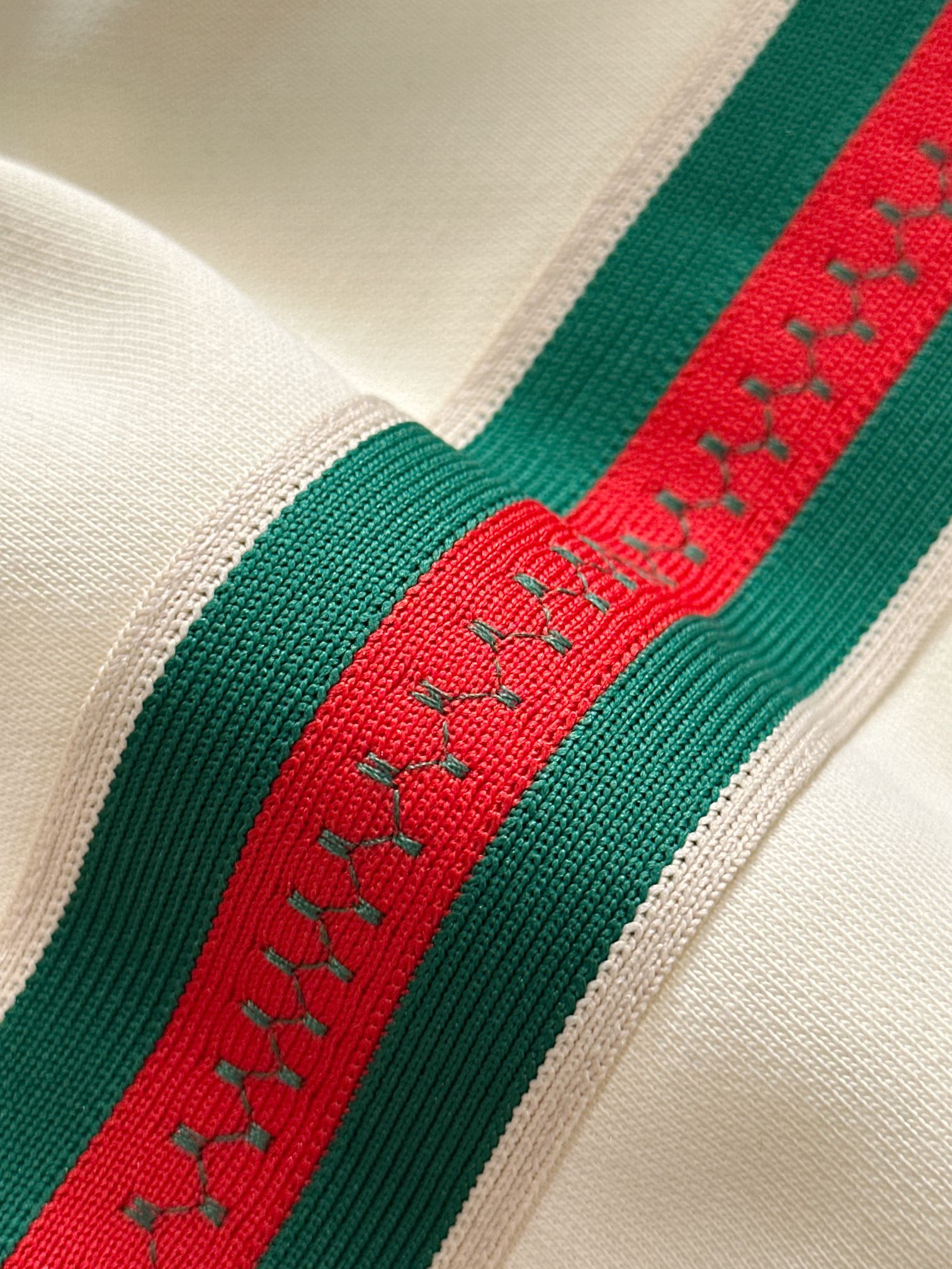  套装款！GUCCI 古驰 2025新款 轻奢主义 经典织带拼接 拼皮双G字母 刺绣logo 男女日常通