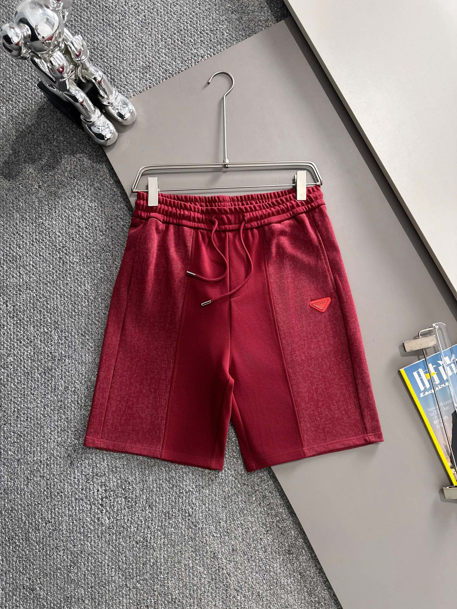  套装款！PRADA 普拉达 2025新款 轻奢主义 拼接暗纹 定制三角章logo 男女日常通勤穿搭必备