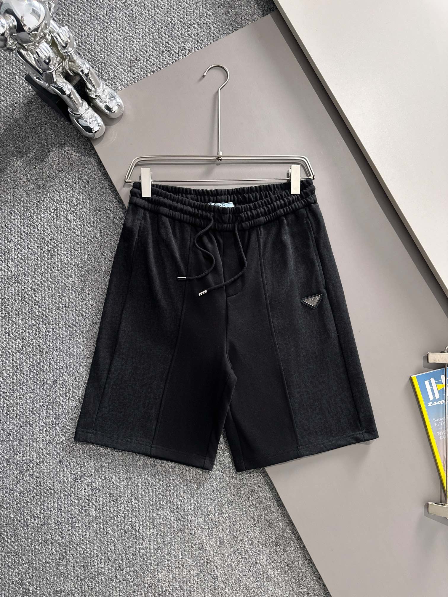  套装款！PRADA 普拉达 2025新款 轻奢主义 拼接暗纹 定制三角章logo 男女日常通勤穿搭必备